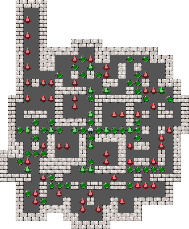 Sokoban Mass Remodel level 1670